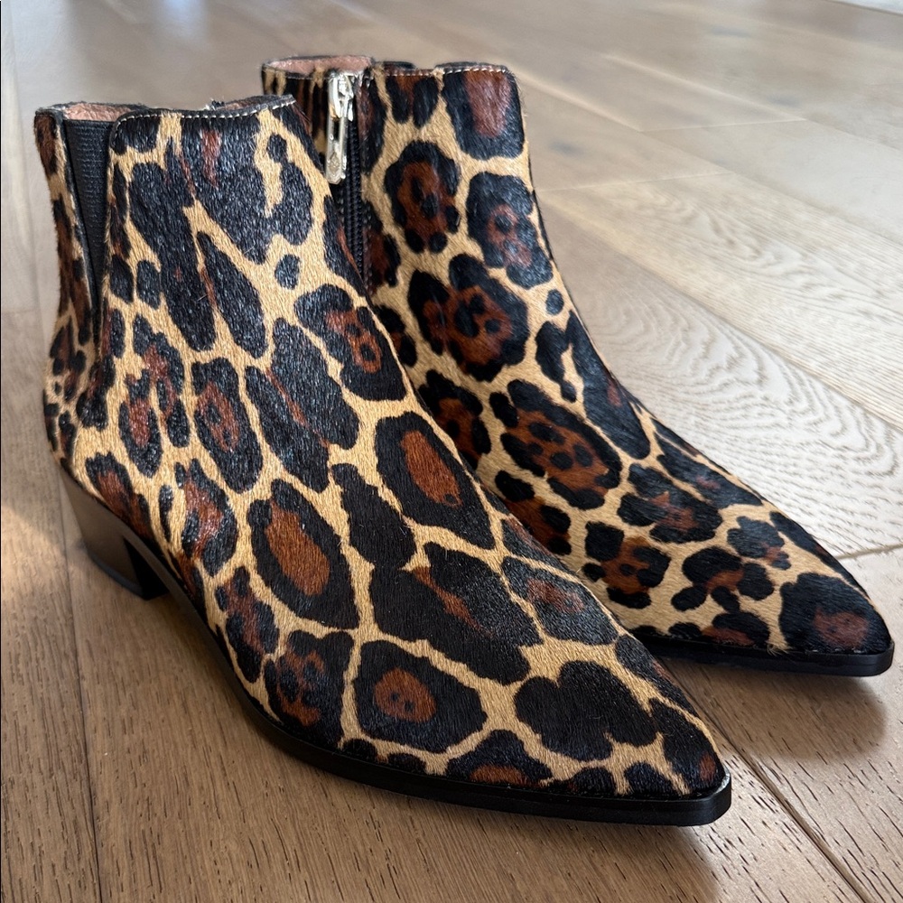 ANTONIO MELANI leopard Print Ankle Boots